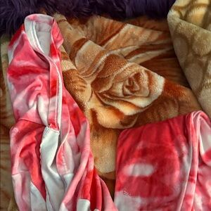 Vibrant Pink and White Women's track suit